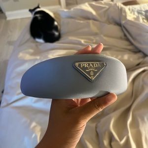 Baby Blue Prada Padded Headband